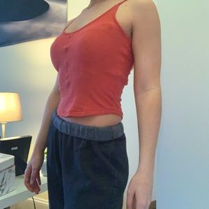 Orange tank top
